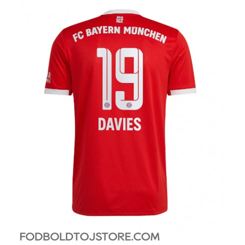 Bayern Munich Alphonso Davies #19 Hjemmebanetrøje 2022-23 Kortærmet